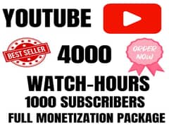 YouTube Subscribers And Watch Time Monetization Pack