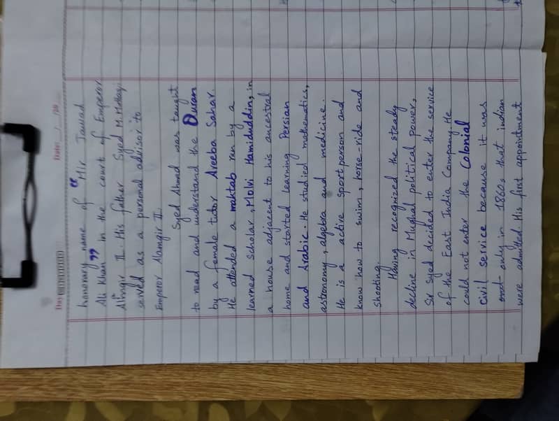 Handwriting assignment 1