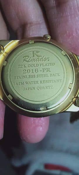 Gold Plated watch 1