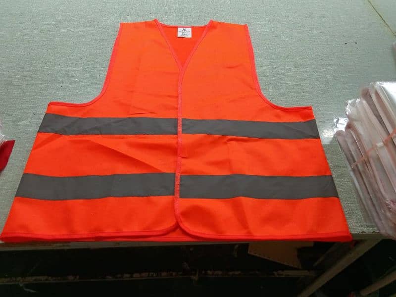Safety Vest Jackets Reflective Strips Vest 120GMS 7