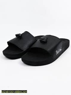 black camel  tassel slipper for men