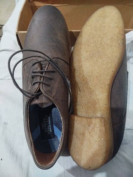 Next Modern Heritage Brown Tan Leather Shoes In Immaculate Conditio 2