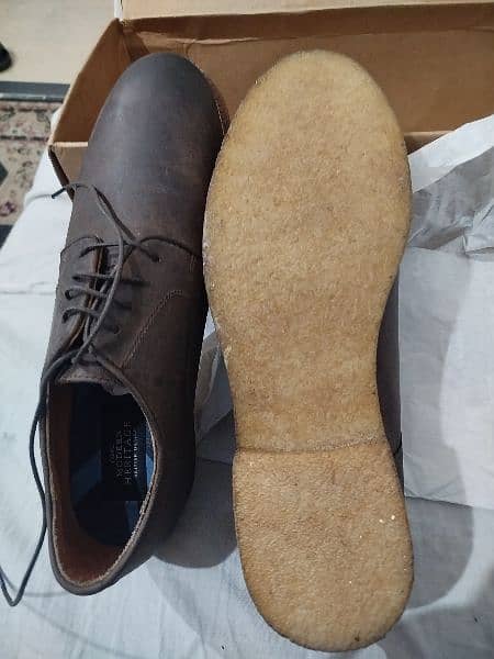 Next Modern Heritage Brown Tan Leather Shoes In Immaculate Conditio 3