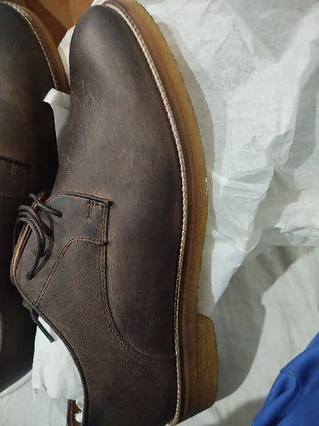 Next Modern Heritage Brown Tan Leather Shoes In Immaculate Conditio 8