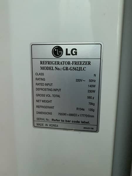 LG Refrigerator-Freezer 1