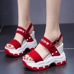 Korean style wedge sandals