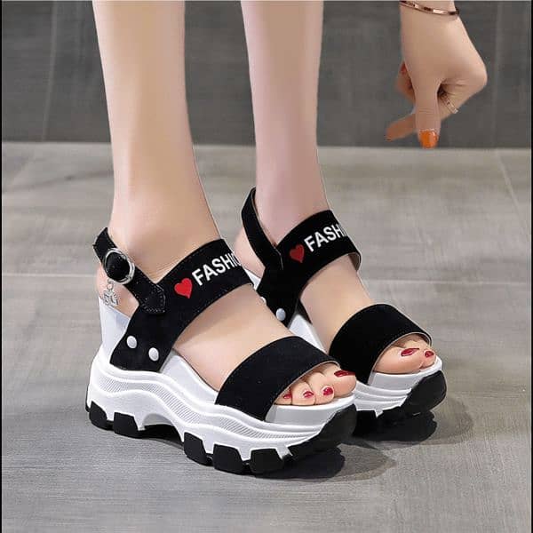 Korean style wedge sandals 1