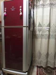 Dawlance fridge Red Glass Door
