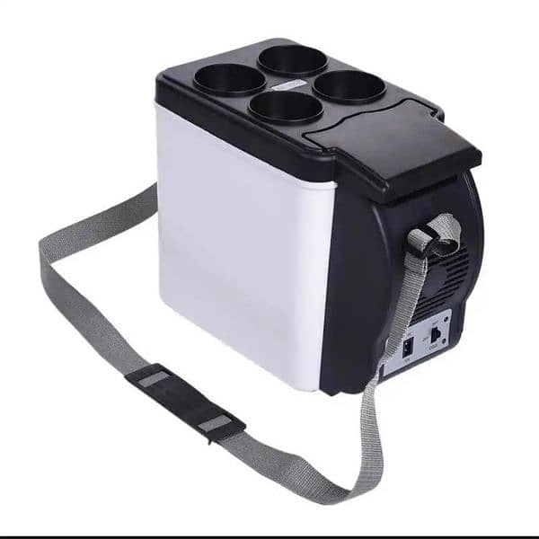 Mini Fridge Portable Fridge 12V 6L Auto Mini Car Travel Fridge A 4