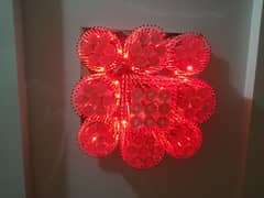 Beautiful huge chandlier with remote multi colour lights