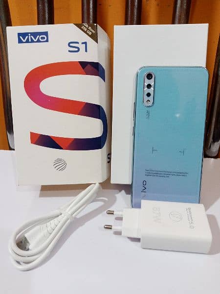 vivo S1 (8/256) Gb ram full new with box and charger lush condition 1
