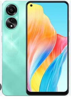 Oppo A78 for sale Aqua Green colour pack