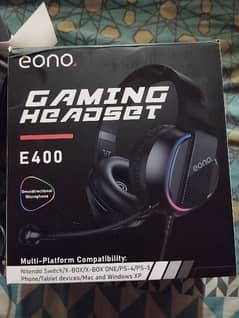 E400 Gaming Headset with RGB light