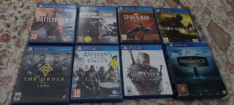 PS4 Game Collection For Sale 1