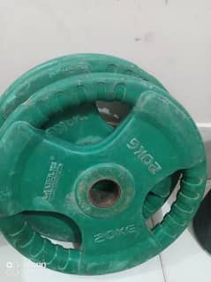Olympic gym plates good condition 0