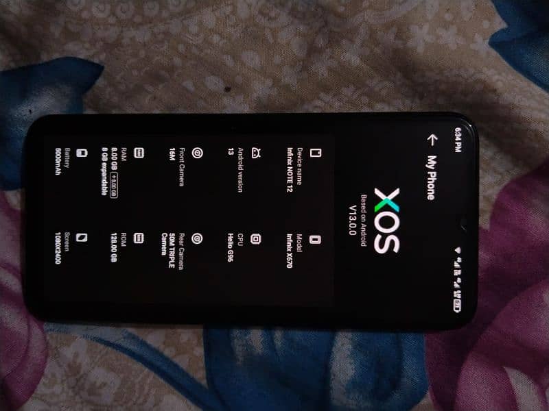 Infinix Note 12 G-96 For Sale Only 4 Month used 5