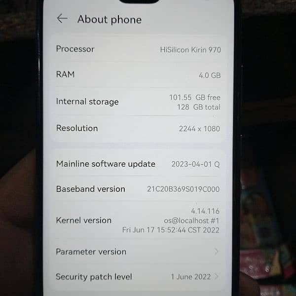 Huawei p20 lite NON PTA 7