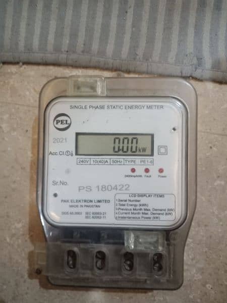 PEL 2021 single phase static energy meter 2