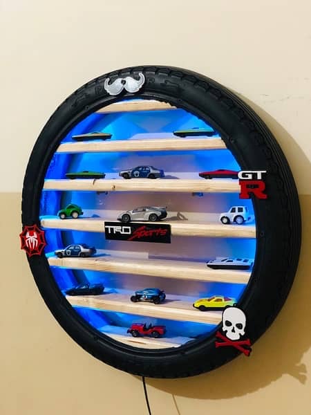 Hot Wheels Display Rack. Show Case For Cars For Kids Room. 2