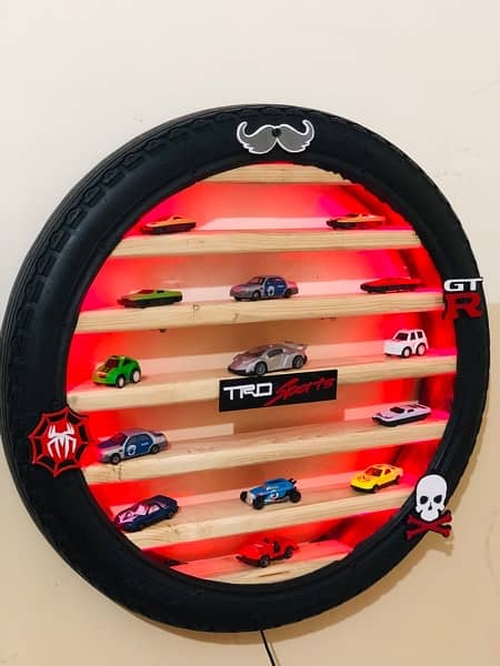 Hot Wheels Display Rack. Show Case For Cars For Kids Room. 0
