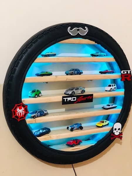 Hot Wheels Display Rack. Show Case For Cars For Kids Room. 3