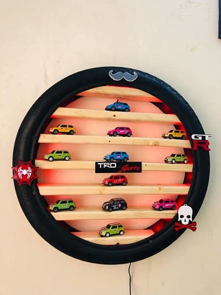 Hot Wheels Display Rack. Show Case For Cars For Kids Room. 13