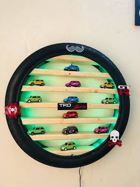 Hot Wheels Display Rack. Show Case For Cars For Kids Room. 16