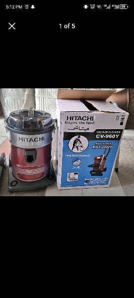 Hitachi vacuum cleaner 2