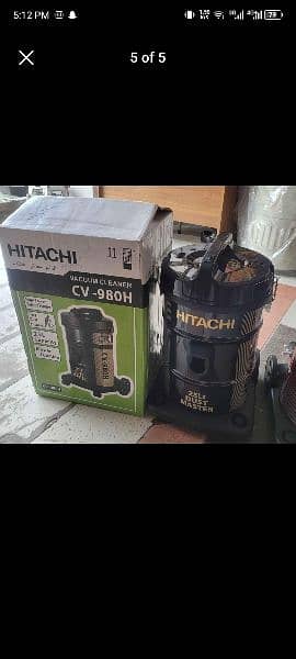 Hitachi vacuum cleaner 4