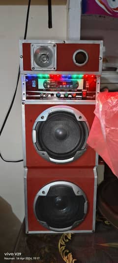 Double Speaker Woofer With Mp3. Bluetooth