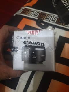 Canon 50mm Lense, Box and Lense, Made in Malaysia