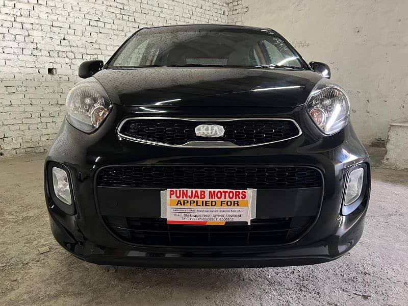 kia picanto 2020 model black colour AT 1