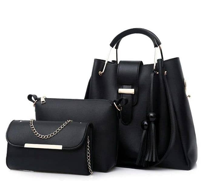 Woman Leather Handle hand Bag Delivery available in Pakistan 3