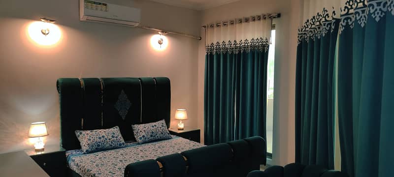 Luxury Furnished 3 Bed Apartment with Servant Quarter Beautiful Margalla View and Large Gallery 11