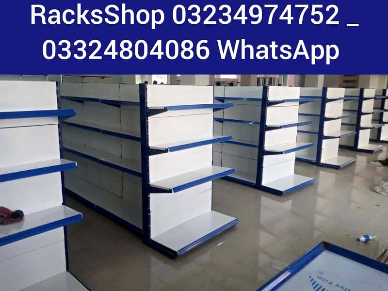 Store Racks/ wall rack/ Double side rack/ shopping trolleys/ Baskets 4