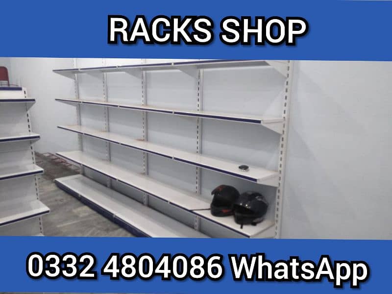 Store Racks/ wall rack/ Double side rack/ shopping trolleys/ Baskets 14