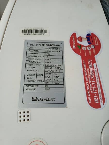 1.5 dawlance crome inverter for sale 2