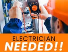 ELECTRICIAN REQUIRED FOR RESTURANT