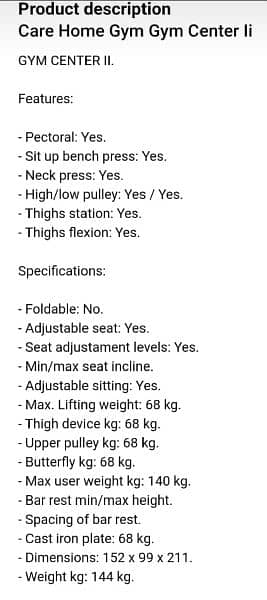 heavy duty multi Gym machine 1
