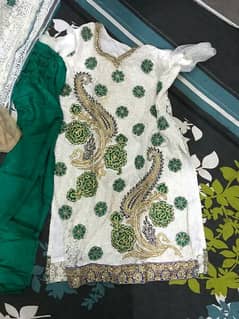 Complete Dress like a new condition only 1 time used 0