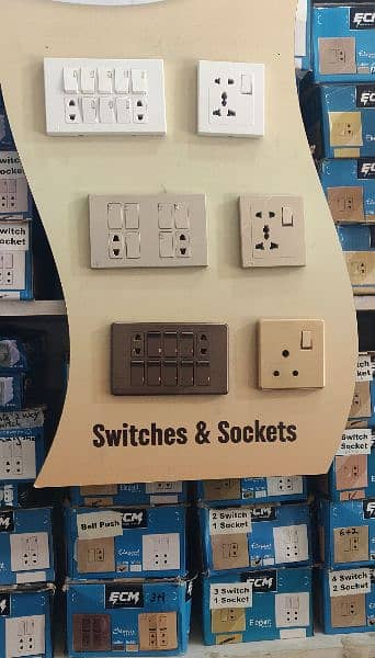 china Sheet electric switch socket 7