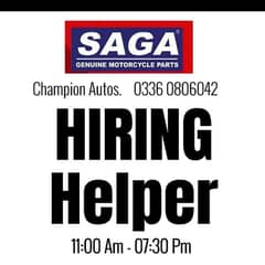 Salesmen/Helper
