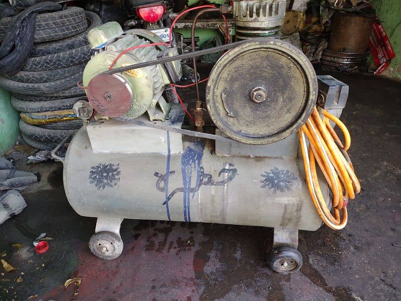 Air compressor double pump, and puncher press 5