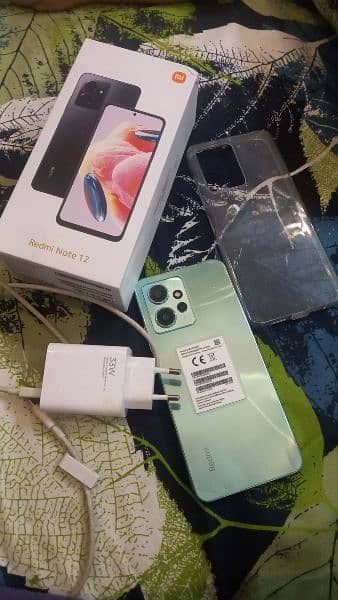 redmi note 12 8/128gb complete saman with warranty new condition 0