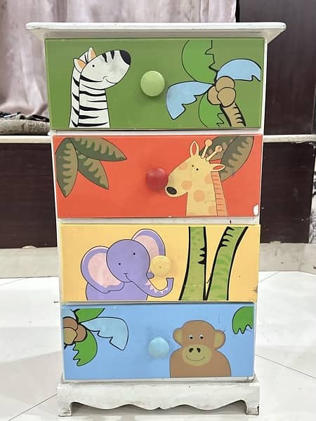 Children Cabinet, Animal Painted Beautiful 3