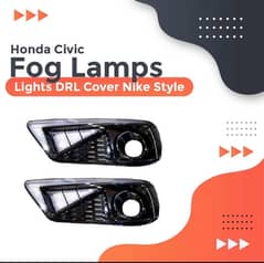Civic 2016-17-18-19-20-21 Front and back fog light pair