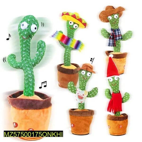 Dancing Cactus Plush Toy For Kids 2