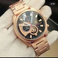 CR7 watch tag heuer rose gold colour