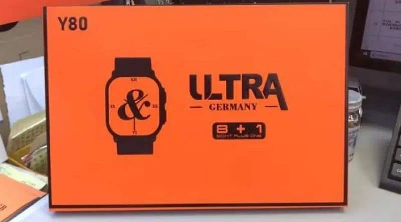 Y80 ULRTA smart watch 2.02 inches screen  1 in 8 straps 4