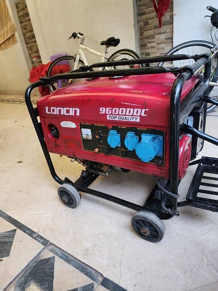 Loncin 6.5 kv auto and self start like brand new available for sale 1
